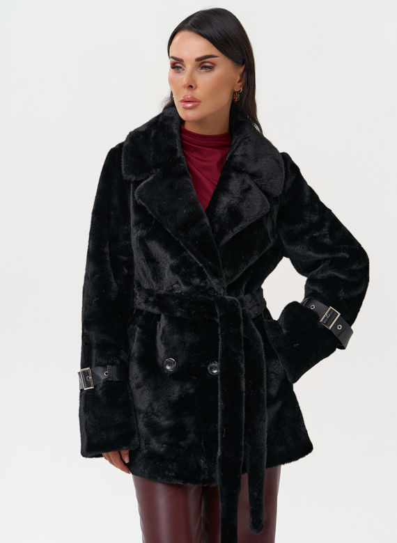 Классическая женская шуба из эко меха