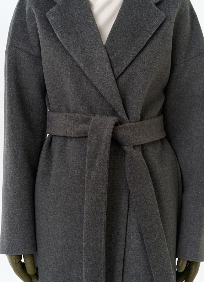 Женское пальто с английским воротником модель № 32850 универмаг малина