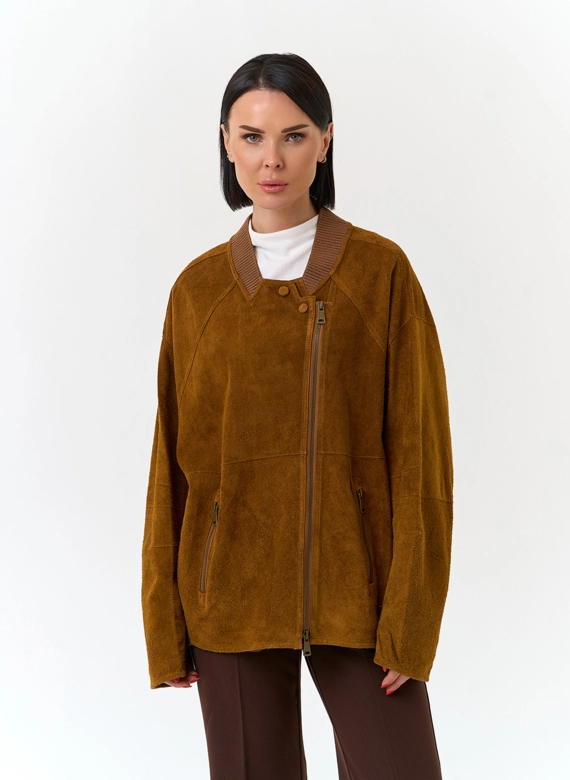 Женская куртка из натуральной замши