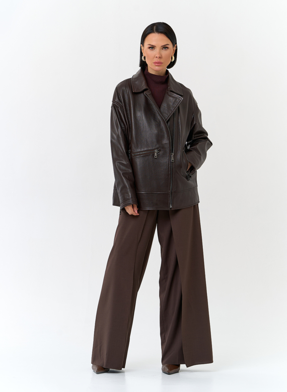 Женская куртка из натуральной кожи