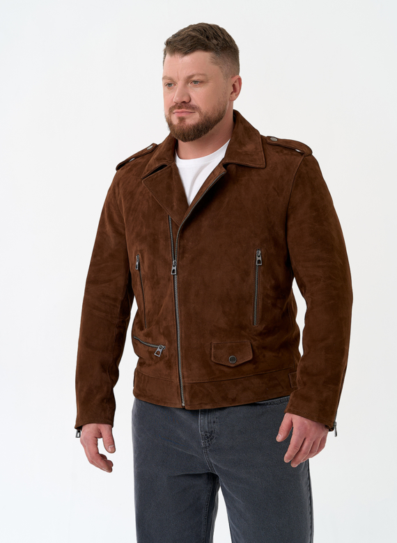 Мужская куртка из натуральной замши