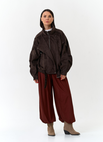 Женская куртка из эко замши