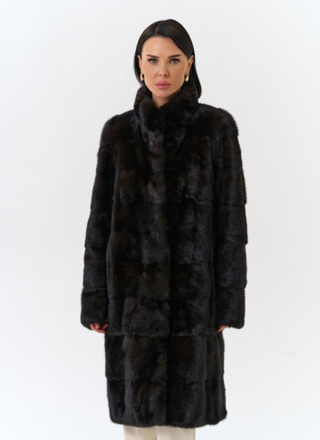 Шуба из меха норки