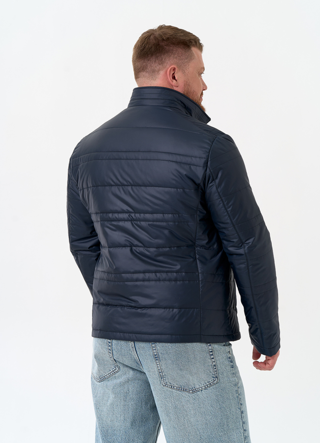 фото Мужская куртка с воротником стойкой модель № 32543