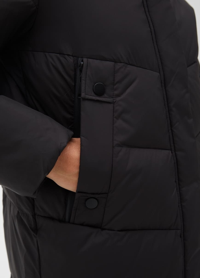 Женский пуховик с капюшоном модель № 31112 универмаг малина